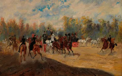 Поездка по Пратеру by Александр фон Бенса — digital art print download