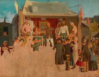 Цирковая будка by Алойс Грейл — digital art print download