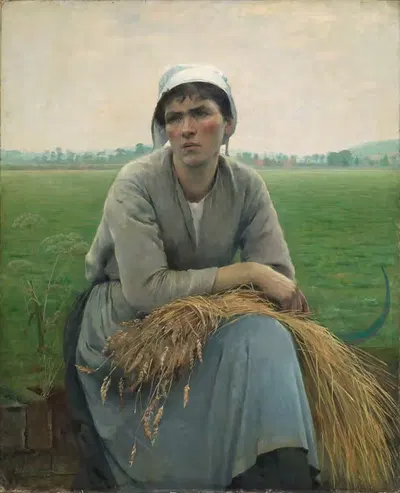 Крестьянин из Нормандии by Аста Нёррегаард, 1889 — digital art print download