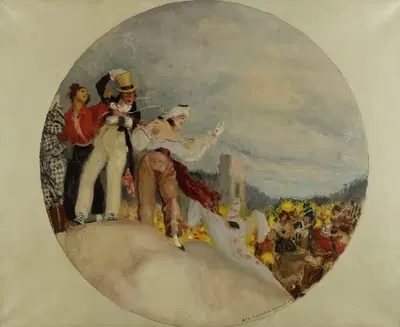 Парад на бульварах by Огюст-Франсуа-Мари Горгюэ, 1905-1908 — digital art print download
