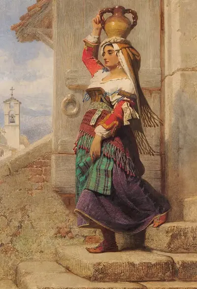 Римский водоноса by Карл Хааг, 1857 — digital art print download