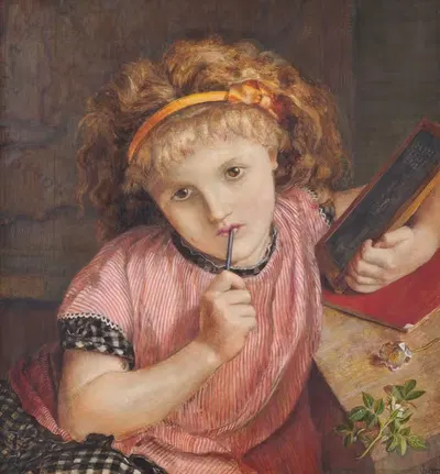 Глубокая проблема; 9 и 6 делают by Кэтрин Мэдокс Браун, 1875 — digital art print download