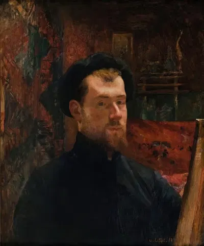 Автопортрет by Шарль Котте, 1880 - 1889 — digital art print download