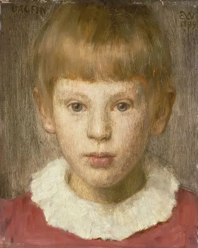 Дагфин, сын художника by Эрик Веренскиольд, 1899 — digital art print download