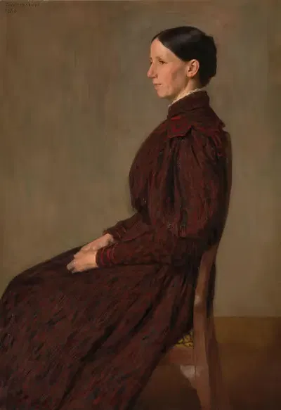 Портрет миссис Анны Дик by Эрик Веренскиольд, 1896 — digital art print download