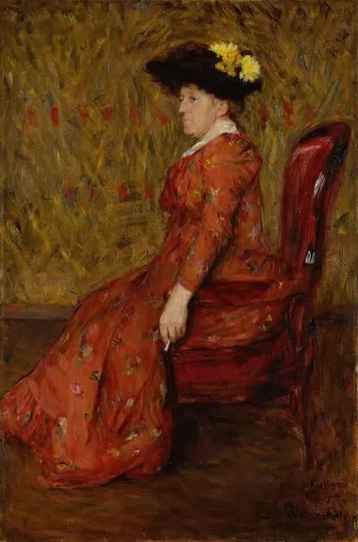Портрет художницы Китти Л. Кьелланд by Эрик Веренскиольд, 1891 — digital art print download