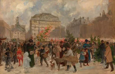 Christkindlmarkt am Hof by Ernst Juch — digital art print download