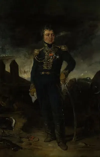 Портрет генерала Жозефа-Леопольда Сигисберта Уго by Южен Девериа, 1829 — digital art print download