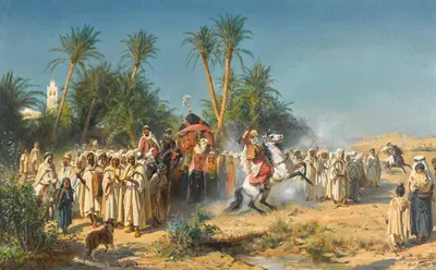 Празднование в Бискаре by Южен Жирарде, 1879 — digital art print download