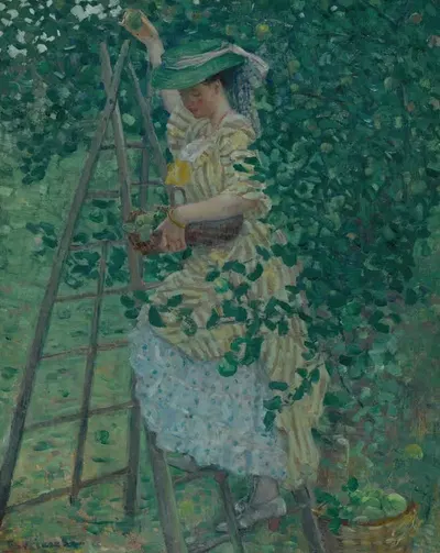 Яблоня by Фредерик Карл Фризеке, 1908 — digital art print download