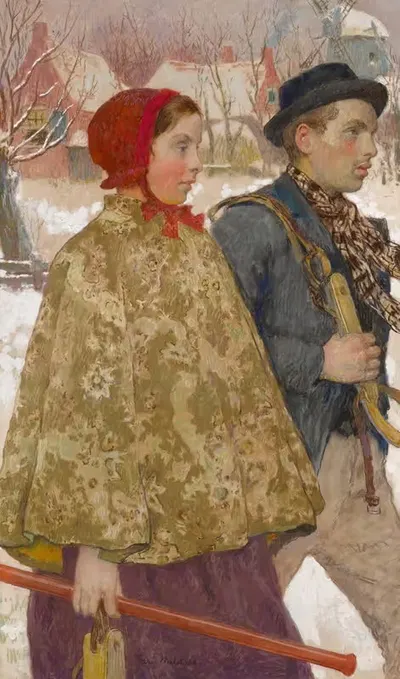 Зима by Гари Мелчерс — digital art print download