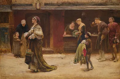 The great lady by George John Pinwell, 1873 — digital art print download
