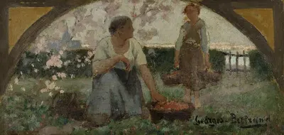Клубника by Жорж Бертран, 1893 — digital art print download