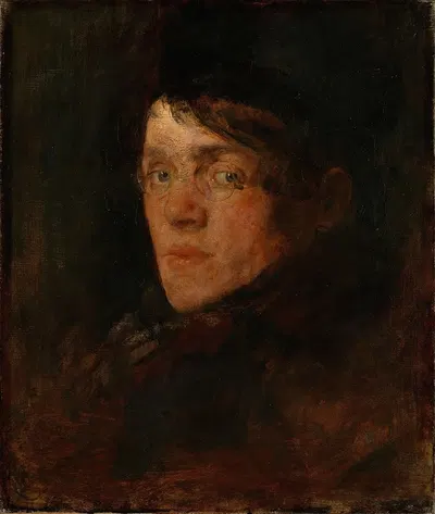 Portrait of the Painter Eilif Peterssen by Hans Heyerdahl, 1877 — digital art print download