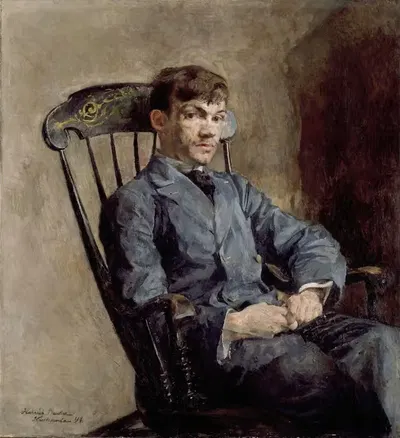 Portrait of the Composer Johan Backer Lunde by Harriet Backer, 1896 — digital art print download