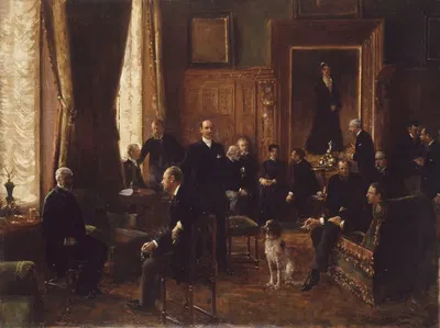 Салон графини Потоцкой by Жан Бера, 1887 — digital art print download