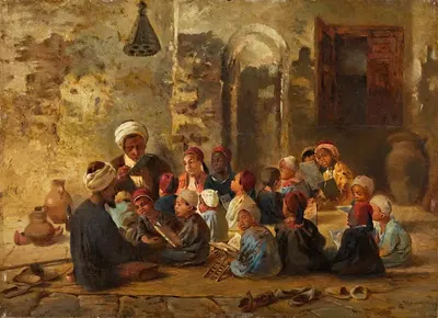 Классная комната в Каире by Константин Егорович Маковский — digital art print download