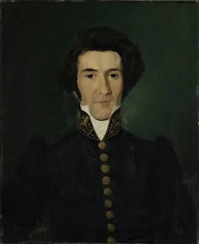 Portrait of Cabinet Minister Erik R. Møinichen by Matthias Stoltenberg, 1832 — digital art print download