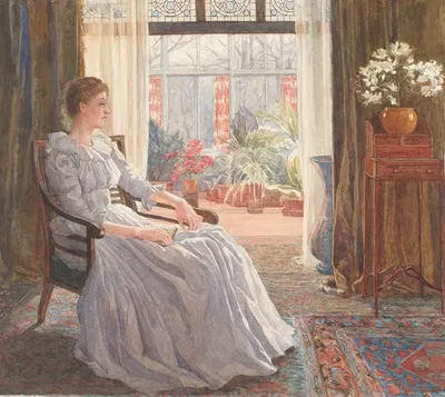 Без названия (Гостиная) by Майра Луиза Банс, 1887 — digital art print download