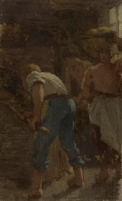 История пшеницы; Изготовление хлеба by Поль Альбер Бодоэн — digital art print download