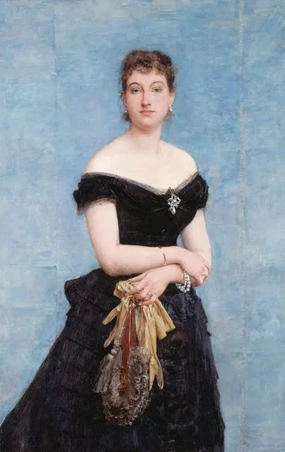 Мадам Луи Сингер by Поль-Жак-Эме Бодри, 1884 — digital art print download