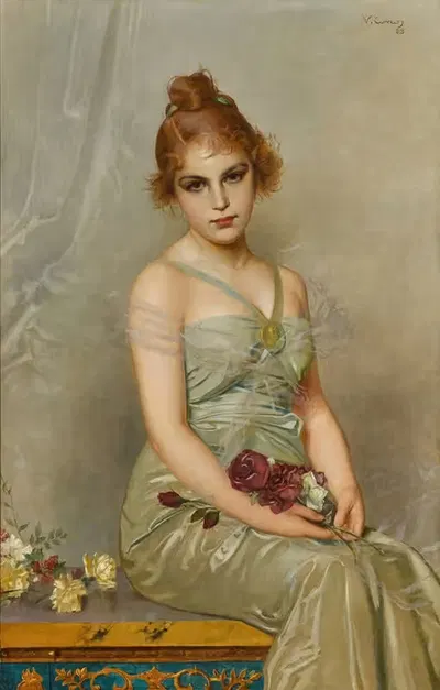 Букет by Витторио Маттео Коркос, 1889 — digital art print download