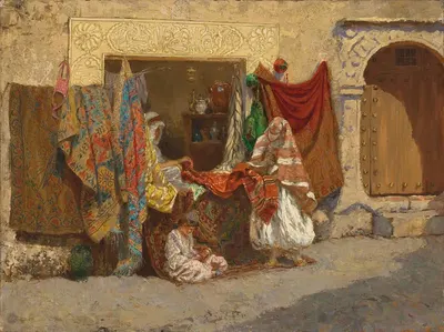 Oriental shop by Addison Thomas Millar, 1907 — digital art print download