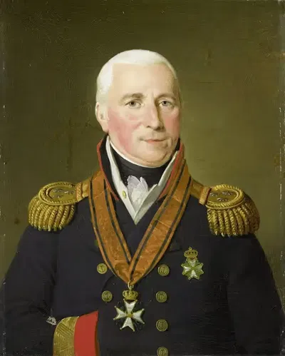 Портрет Геррита Вердорана (1757-1824), вице-адмирала by Адриан де Лели, 1757-1824 — digital art print download
