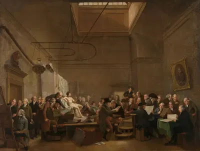 Галерея рисунков Общества Феликс Меритис by Адриан де Лели, 1801 — digital art print download