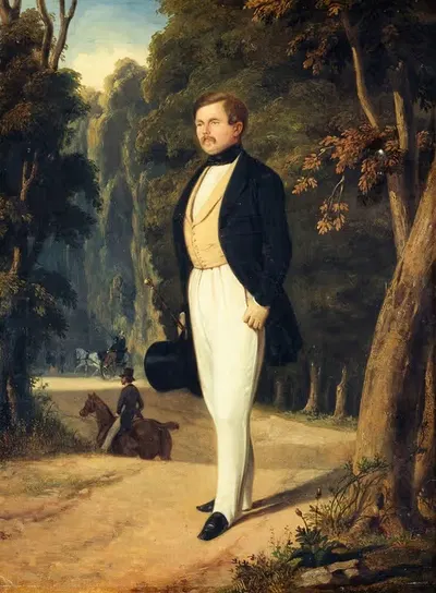 Портрет Огюстена Гризье (1791-1865), мастера оружия by Альфред Де Дрю, 1791-1865 — digital art print download