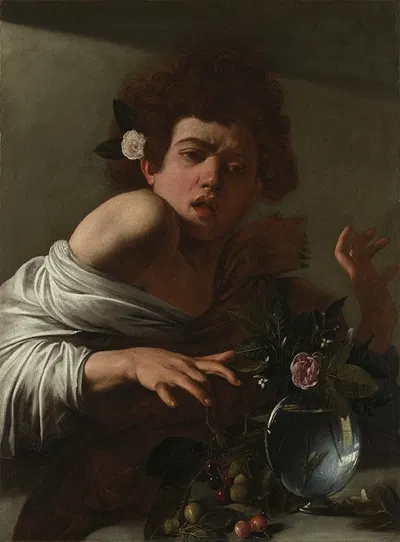 Boy Bitten by a Lizard by Caravaggio — digital art print download