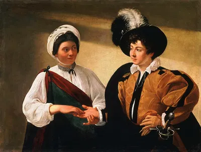 The Fortune Teller by Caravaggio, 1596-1597 — digital art print download