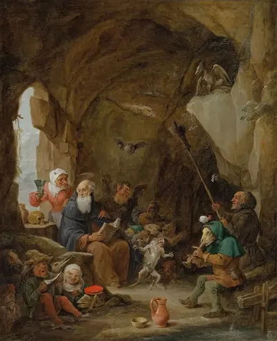 The Temptation of Saint Anthony by David Teniers The Younger — digital art print download