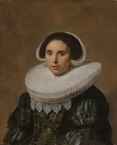 Portrait of a Woman by Frans Hals, c. 1635 — digital art print download