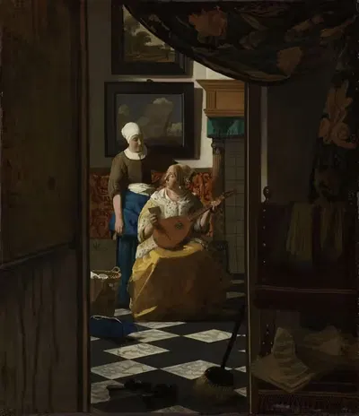 The Love Letter by Johannes Vermeer — digital art print download