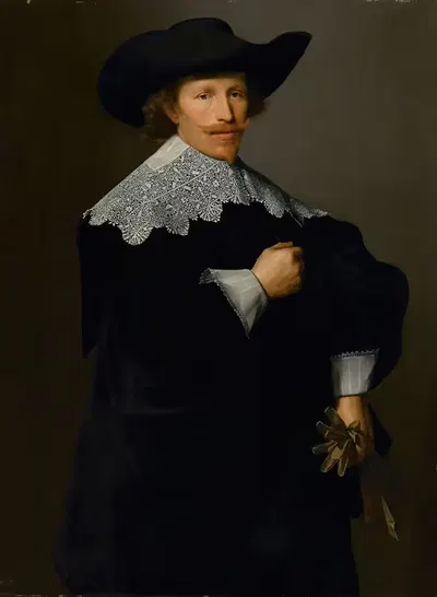 Portrait of a gentleman by Nicolaes Eliasz. Pickenoy, 1636 — digital art print download