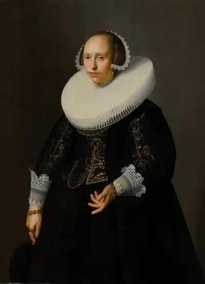 Portrait of a lady by Nicolaes Eliasz. Pickenoy, 1636 — digital art print download