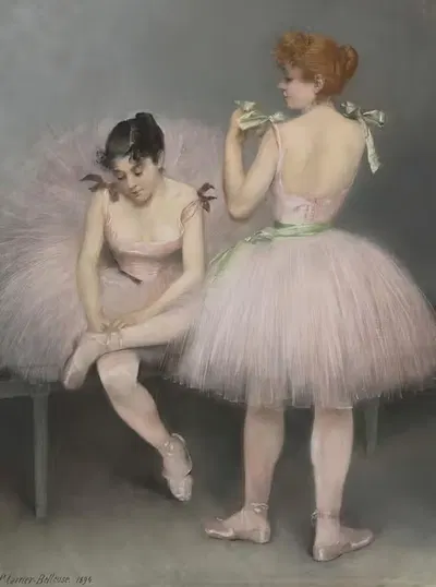 Танцовщицы by Пьер Карье-Бельёз, 1894 — digital art print download