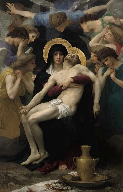 Pieta by Уильям Бугеро, 1876 — digital art print download