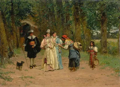 Гадалка by Адриен Моро, 1878 — digital art print download