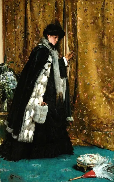 The morning visit by Alfred Stevens — digital art print download