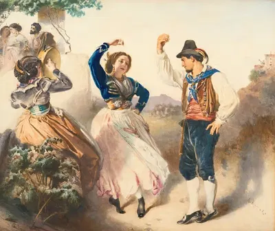 Tarantella by Anton Romako — digital art print download