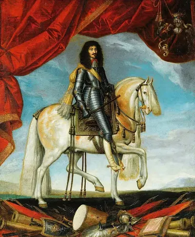 Portrait of the duke of lorraine by Claude Déruet — digital art print download