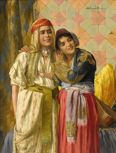 Сестры by Даниэль Исраэль — digital art print download