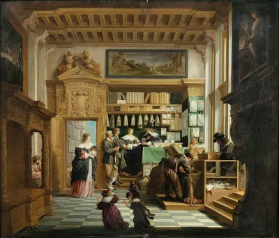 Кабинет адвоката by Дирк Ван Деллен, 1642 — digital art print download