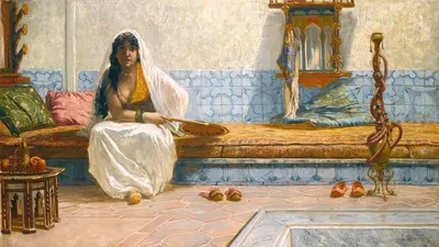 Момент отдыха by Эрнст Бергер, 1889 — digital art print download