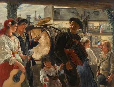 14 июля by Эрнст Йозефсон, 1883 — digital art print download