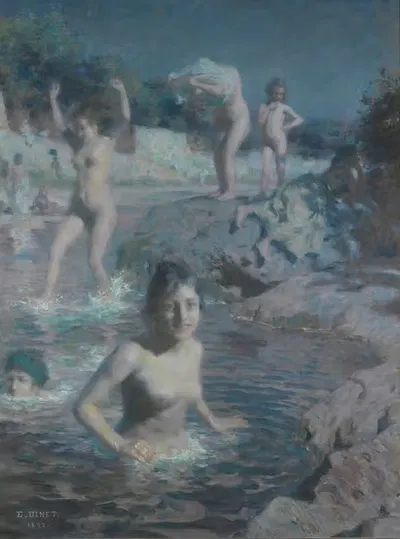 Купальщицы by Этьен Дине, 1892 — digital art print download