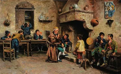 The school teacher by Francesco Bergamini — digital art print download