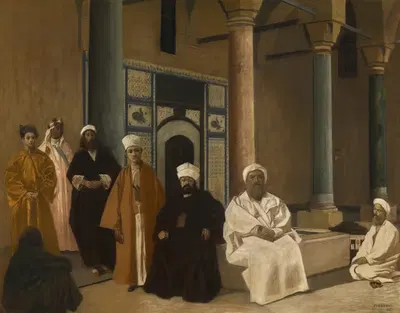 Outside the privy chamber, Topkapi palace, Istanbul by Gustave Cluseret, 1883 — digital art print download